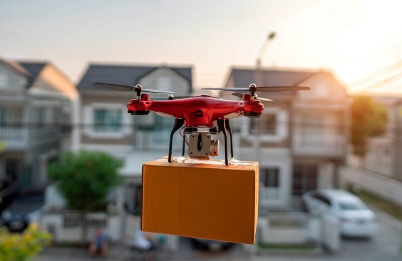 Entrega com drone - Mundo Inteligente