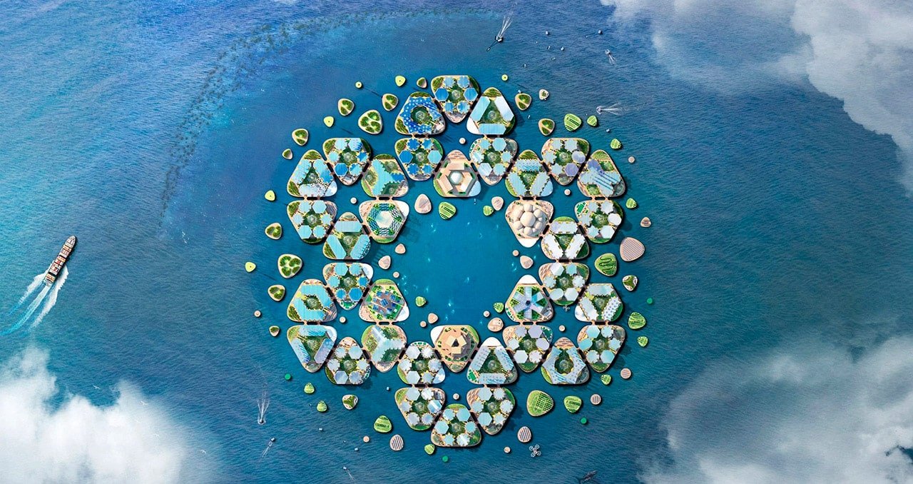 Mundo Inteligente - Oceanix Cidade Flutuante