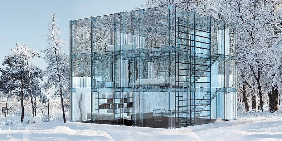 Casa de Vidro - Fachada